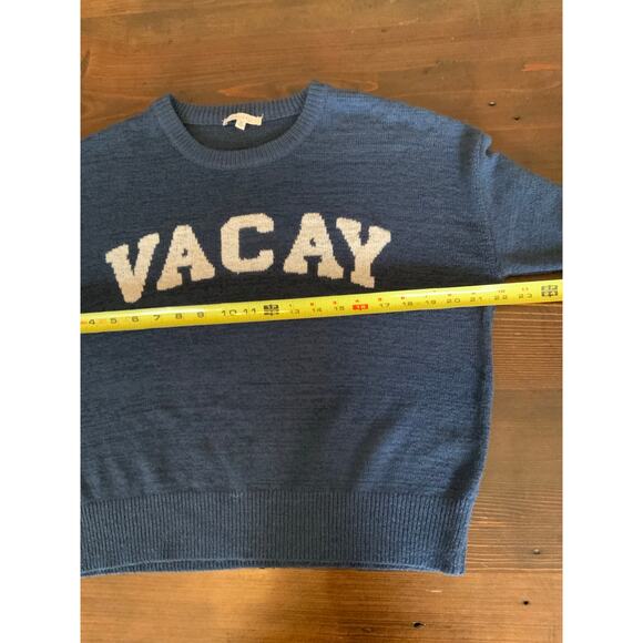 Z Supply VACAY Navy Sweater Size medium - Picture 5 of 6